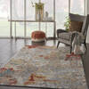 Nourison Artworks Grey 56 X 80 Area Rug 805-112715 Thumb 5
