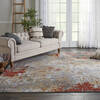 Nourison Artworks Grey 96 X 126 Area Rug 805-112716 Thumb 3