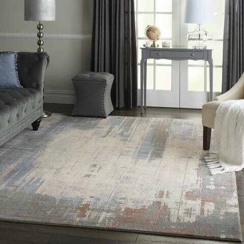 Nourison Artworks Multicolor 79 X 99 Area Rug 805-112719 Image 5