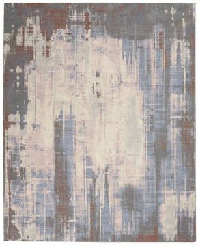 Nourison Artworks Multicolor Rectangle 8x11 ft Wool Carpet 112720