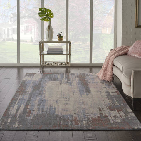 Nourison Artworks Multicolor 56 X 80 Area Rug 805-112721 Image 3