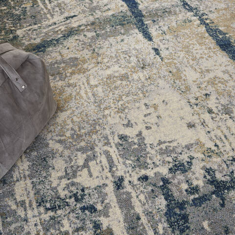 Nourison Artworks Beige 86 X 116 Area Rug 805-112725 Image 4