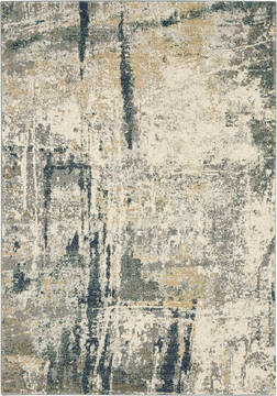 Nourison Artworks Beige Rectangle 6x9 ft Wool Carpet 112726