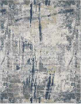 Nourison Artworks Beige Rectangle 10x12 ft Wool Carpet 112727