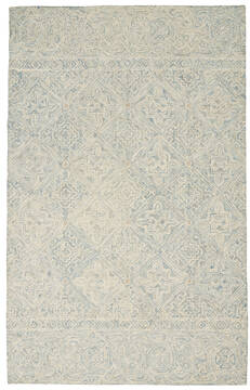 Nourison Azura Beige Rectangle 5x7 ft Wool Carpet 112728