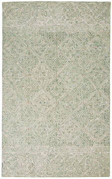 Nourison Azura Beige Rectangle 5x7 ft Wool Carpet 112729