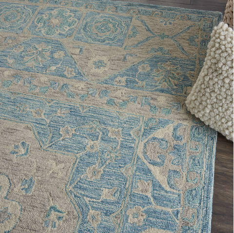 Nourison Azura Blue 53 X 75 Area Rug 805-112734 Image 4