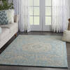 Nourison Azura Blue 53 X 75 Area Rug  805-112734 Thumb 5