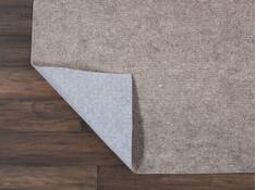 Nourison RugLoc Grey Runner 6 to 9 ft Recycled Synthetic Fibers Carpet 112741