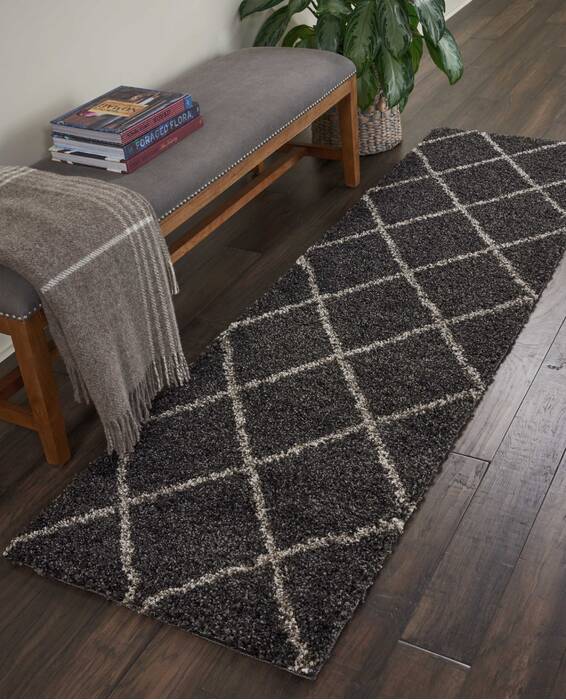 Nourison Brisbane Grey Runner 20 X 60 Area Rug 805-112754 Image 3