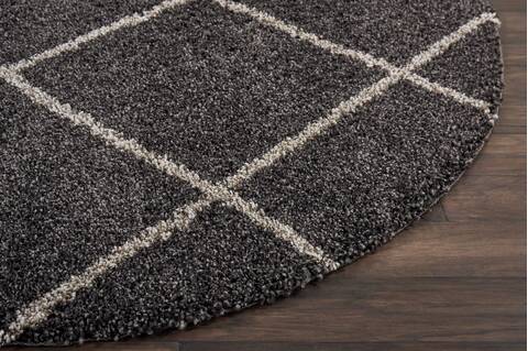 Nourison Brisbane Grey Round 67 X 67 Area Rug 805-112759 Image 4