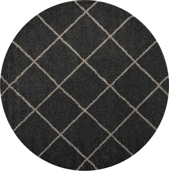 Nourison Brisbane Grey Round 82 X 82 Area Rug 805-112760 Image 0