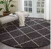 Nourison Brisbane Grey Round 82 X 82 Area Rug 805-112760 Thumb 3