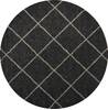 Nourison Brisbane Grey Round 82 X 82 Area Rug  805-112760 Thumb 0