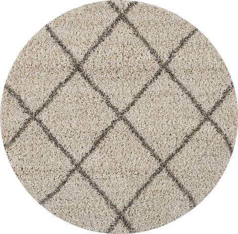 Nourison Brisbane Beige Round 40 X 40 Area Rug 805-112762 Image 0