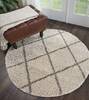 Nourison Brisbane Beige Round 40 X 40 Area Rug  805-112762 Thumb 3