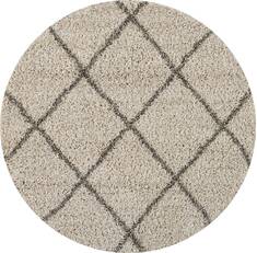 Nourison Brisbane Beige Round 4'0" X 4'0" Area Rug  805-112762