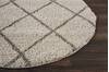 Nourison Brisbane Beige Round 50 X 50 Area Rug 805-112763 Thumb 4
