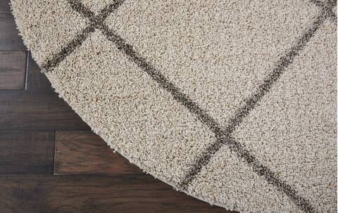 Nourison Brisbane Beige Round 67 X 67 Area Rug 805-112764 Image 1