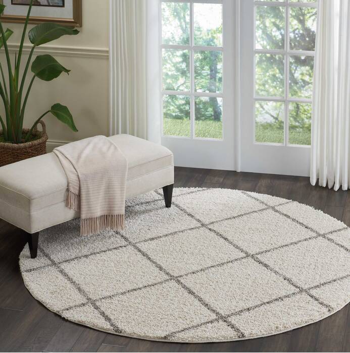 Nourison Brisbane Beige Round 67 X 67 Area Rug 805-112764 Image 3