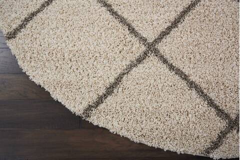 Nourison Brisbane Beige Round 82 X 82 Area Rug 805-112766 Image 1