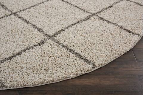 Nourison Brisbane Beige Round 82 X 82 Area Rug 805-112766 Image 4