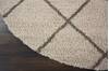 Nourison Brisbane Beige Round 82 X 82 Area Rug  805-112766 Thumb 1