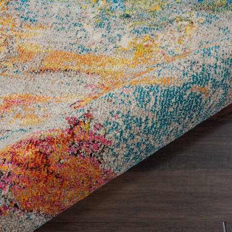 Nourison Celestial Multicolor Round 40 X 40 Area Rug 805-112779 Image 2