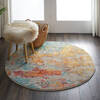 Nourison Celestial Multicolor Round 40 X 40 Area Rug 805-112779 Thumb 3