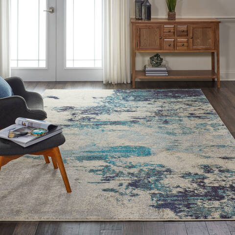 Nourison Celestial Beige 67 X 97 Area Rug 805-112783 Image 3