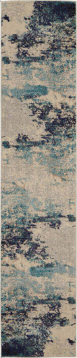 Nourison Celestial Beige Runner 22 X 120 Area Rug 805-112790 Image 0