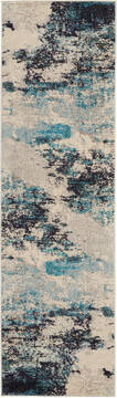 Nourison Celestial Beige Runner 6 to 9 ft Polypropylene Carpet 112791