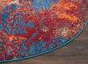 Nourison Celestial Blue Round 53 X 53 Area Rug 805-112795 Thumb 5