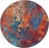 Nourison Celestial Blue Round 53 X 53 Area Rug 805-112795 Thumb 0