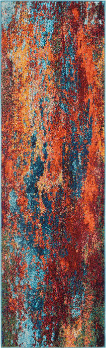 Nourison Celestial Blue Runner 22 X 76 Area Rug 805-112799 Image 0