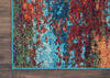 Nourison Celestial Blue Runner 22 X 76 Area Rug 805-112799 Thumb 1