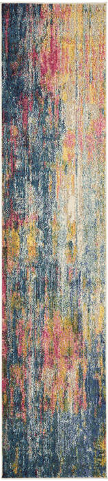 Nourison Celestial Blue Runner 22 X 100 Area Rug 805-112801 Image 0