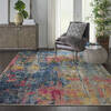 Nourison Celestial Blue 67 X 97 Area Rug  805-112808 Thumb 3