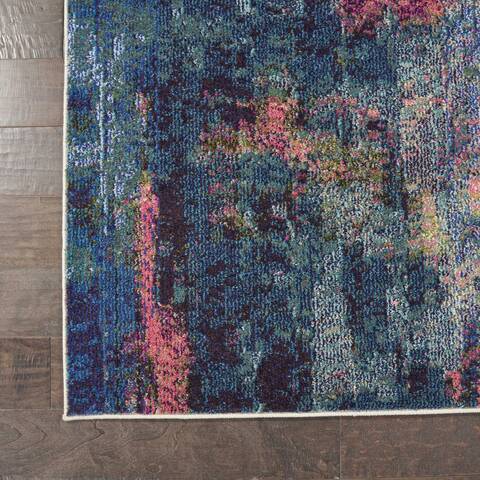 Nourison Celestial Blue 90 X 120 Area Rug 805-112810 Image 1