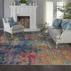 Nourison Celestial Blue 90 X 120 Area Rug  805-112810 Thumb 3