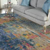 Nourison Celestial Blue 90 X 120 Area Rug  805-112810 Thumb 4