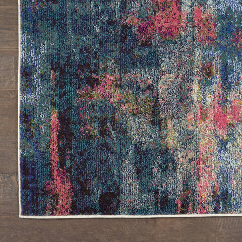 Nourison Celestial Blue Runner 22 X 76 Area Rug 805-112811 Image 1