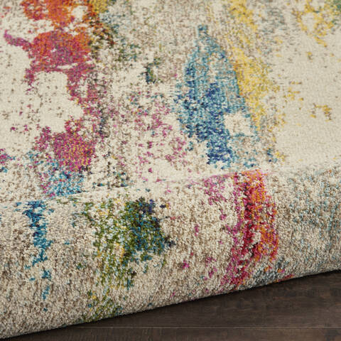 Nourison Celestial Beige Runner 20 X 60 Area Rug 805-112812 Image 2