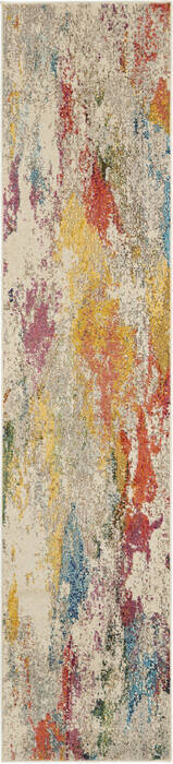 Nourison Celestial Beige Runner 22 X 100 Area Rug 805-112813 Image 0