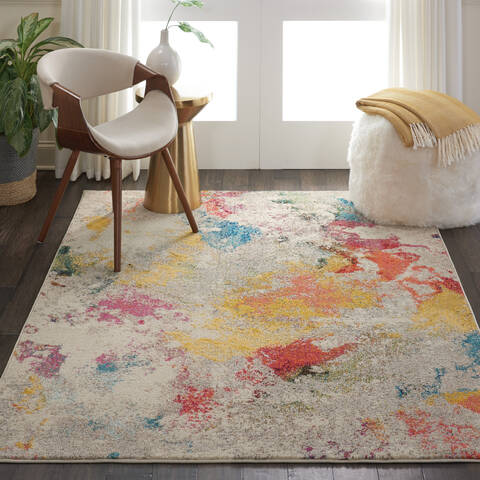 Nourison Celestial Beige 53 X 73 Area Rug 805-112815 Image 3