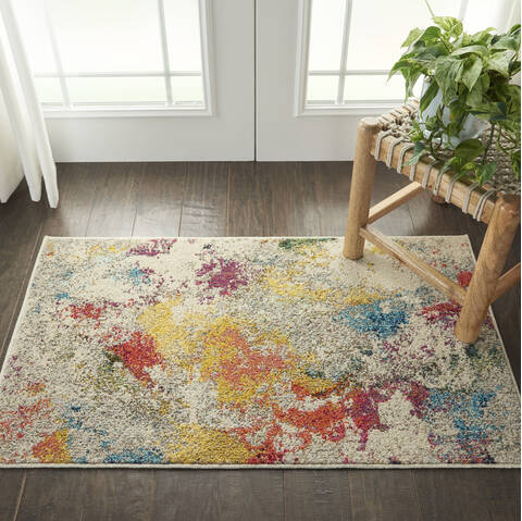 Nourison Celestial Beige 22 X 39 Area Rug 805-112817 Image 3