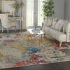 Nourison Celestial Beige 90 X 120 Area Rug 805-112822 Thumb 5
