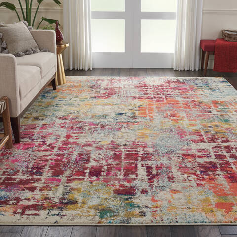 Nourison Celestial Purple 710 X 106 Area Rug 805-112828 Image 4