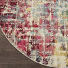 Nourison Celestial Purple Round 40 X 40 Area Rug 805-112830 Thumb 1