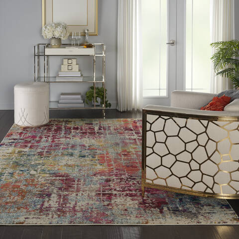 Nourison Celestial Purple 67 X 97 Area Rug 805-112832 Image 3